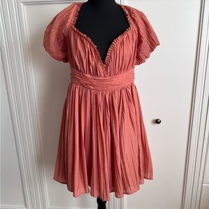 ‎Elegant Coral Dress